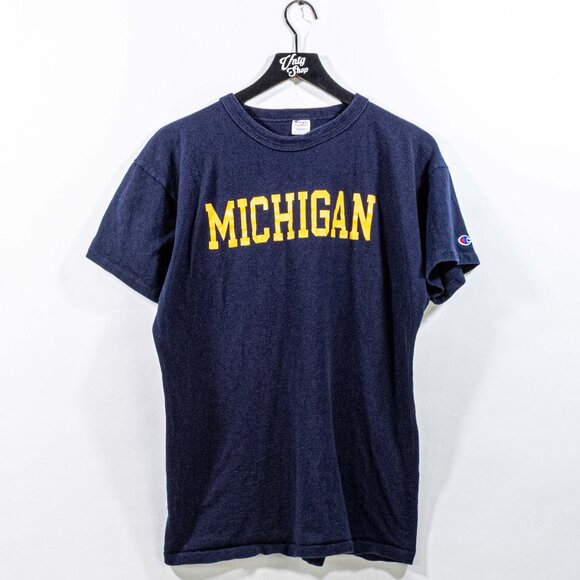 University of Michigan Wolverines Champion T-Shirt Made in USA XL VTG 80s - Picture 1 of 8
